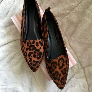 Leopard Print Loafer Flats
